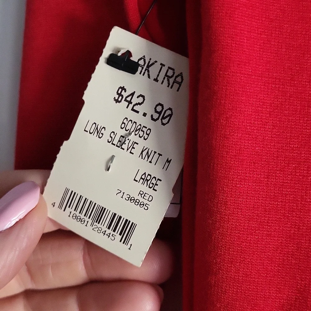 NWT Hot Red Mini Dress - Picture 3 of 5